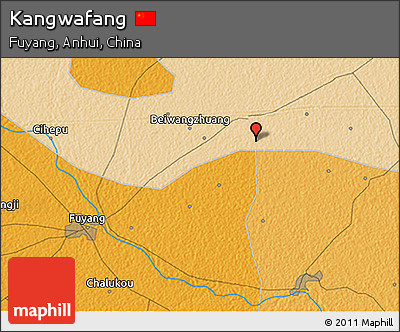 Political 3D Map of Kangwafang
