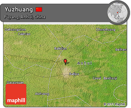 Satellite 3D Map of Yuzhuang
