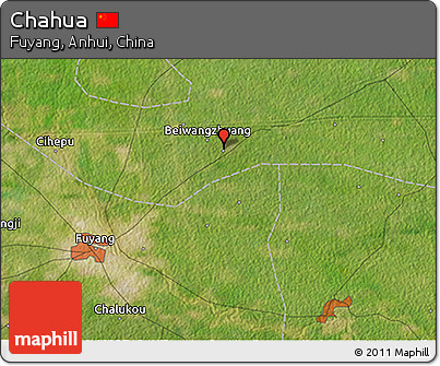 Satellite 3D Map of Chahua