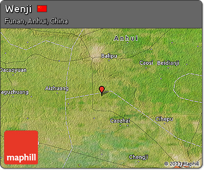 Satellite 3D Map of Wenji