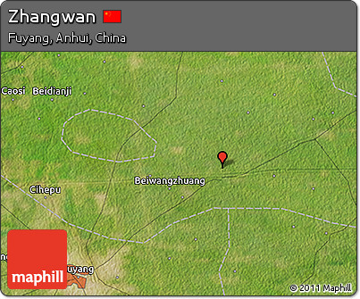 Satellite 3D Map of Zhangwan