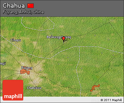 Satellite 3D Map of Chahua
