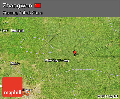 Satellite 3D Map of Zhangwan