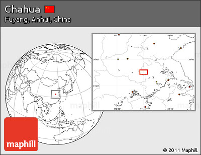 Blank Location Map of Chahua
