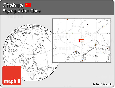 Blank Location Map of Chahua