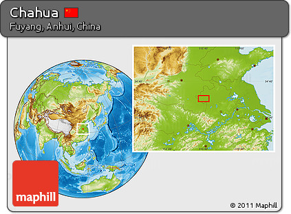 Physical Location Map of Chahua