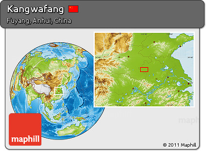 Physical Location Map of Kangwafang