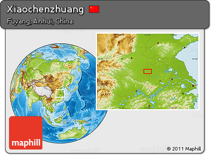 Physical Location Map of Xiaochenzhuang