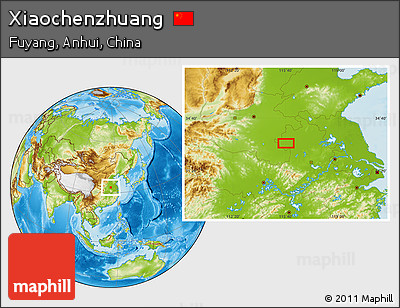 Physical Location Map of Xiaochenzhuang