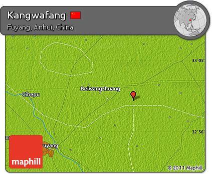 Physical Map of Kangwafang