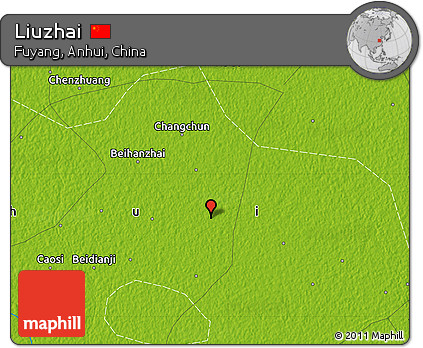 Physical Map of Liuzhai