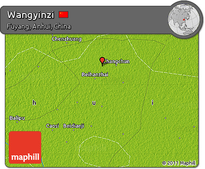 Physical Map of Wangyinzi