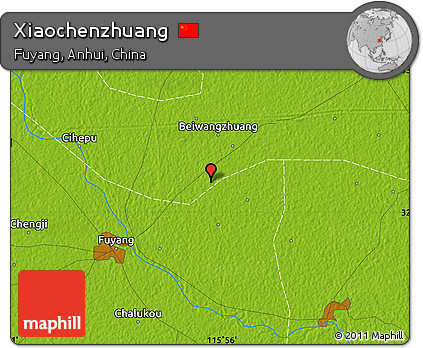 Physical Map of Xiaochenzhuang
