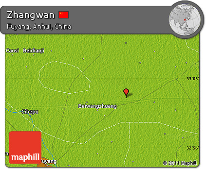 Physical Map of Zhangwan