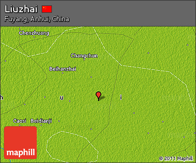 Physical Map of Liuzhai