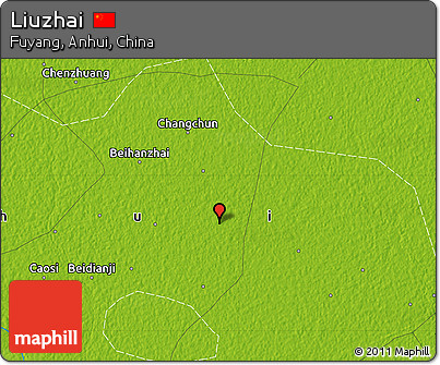Physical Map of Liuzhai
