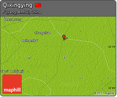 Physical Map of Qixingying