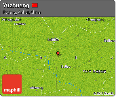 Physical Map of Yuzhuang
