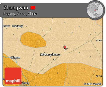Political Map of Zhangwan