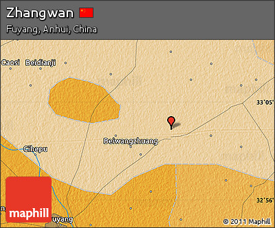 Political Map of Zhangwan