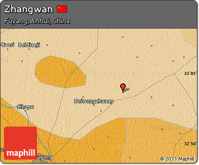 Political Map of Zhangwan