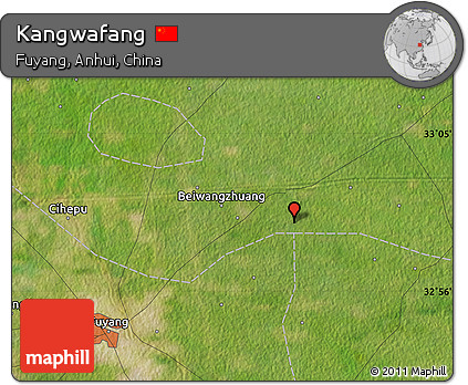 Satellite Map of Kangwafang