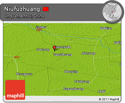 Physical Panoramic Map of Niufuzhuang