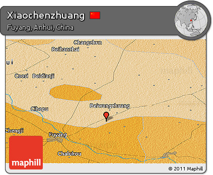 Political Panoramic Map of Xiaochenzhuang