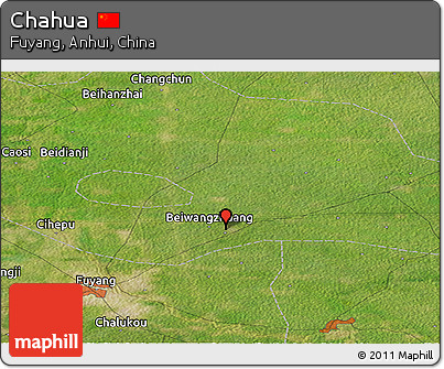 Satellite Panoramic Map of Chahua