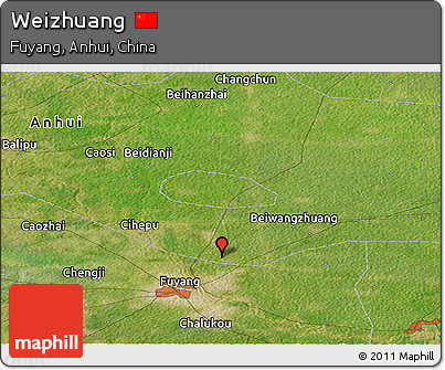 Satellite Panoramic Map of Weizhuang