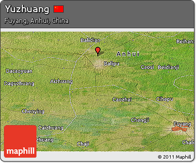 Satellite Panoramic Map of Yuzhuang