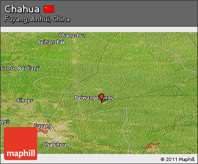Satellite Panoramic Map of Chahua