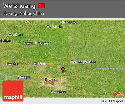 Satellite Panoramic Map of Weizhuang