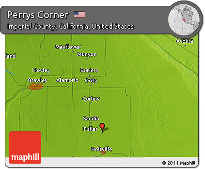 Physical 3D Map of Perrys Corner