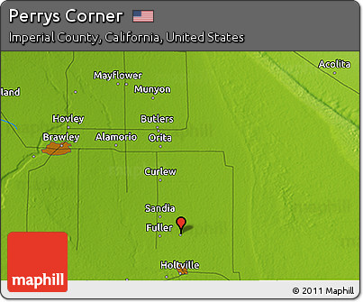 Physical 3D Map of Perrys Corner