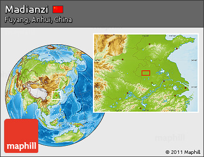 Physical Location Map of Madianzi
