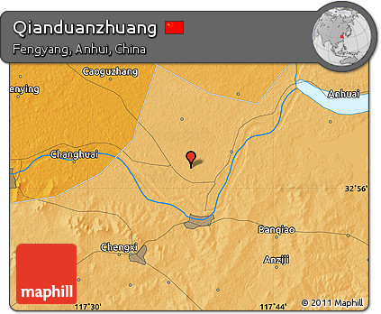 Political Map of Qianduanzhuang