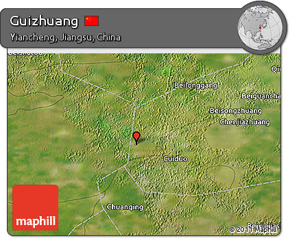 Satellite 3D Map of Guizhuang