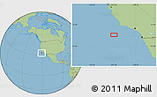 Savanna Style Location Map of the area around 33° 4' 42" N, 121° 28' 29" W