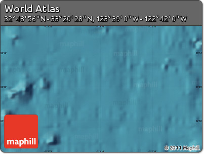 Satellite Map of the Area around 33° 4' 42" N, 123° 10' 30" W