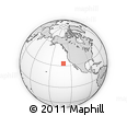 Outline Map of the Area around 33° 4' 42" N, 130° 49' 29" W, rectangular outline