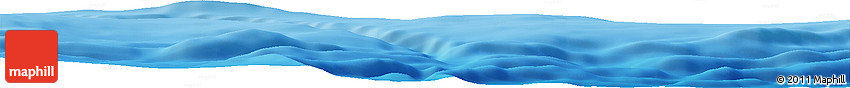 Shaded Relief Horizon Map of the Area around 33° 4' 42" N, 136° 4' 29" E