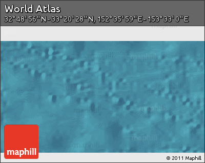 Satellite 3D Map of the Area around 33° 4' 42" N, 153° 4' 29" E