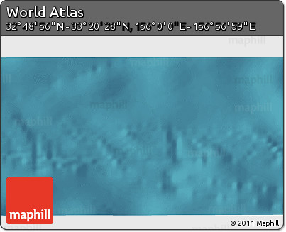 Satellite 3D Map of the Area around 33° 4' 42" N, 156° 28' 29" E