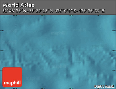Satellite Map of the Area around 33° 4' 42" N, 156° 28' 29" E