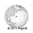 Outline Map of the Area around 33° 4' 42" N, 157° 19' 29" E, rectangular outline