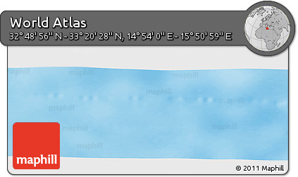 Physical Panoramic Map of the Area around 33° 4' 42" N, 15° 22' 30" E