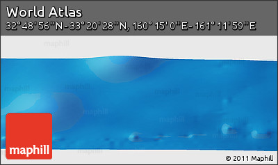 Physical Panoramic Map of the Area around 33° 4' 42" N, 160° 43' 29" E