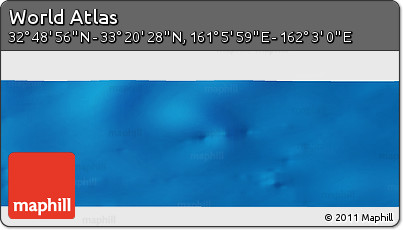 Physical Panoramic Map of the Area around 33° 4' 42" N, 161° 34' 29" E