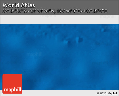 Physical 3D Map of the Area around 33° 4' 42" N, 163° 16' 30" E